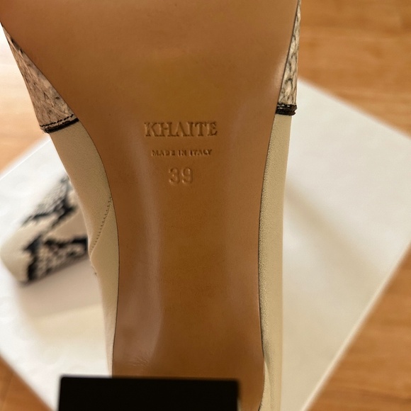 Khaite Dallas Stretch Leather Ankle Boots - Picture 4 of 5